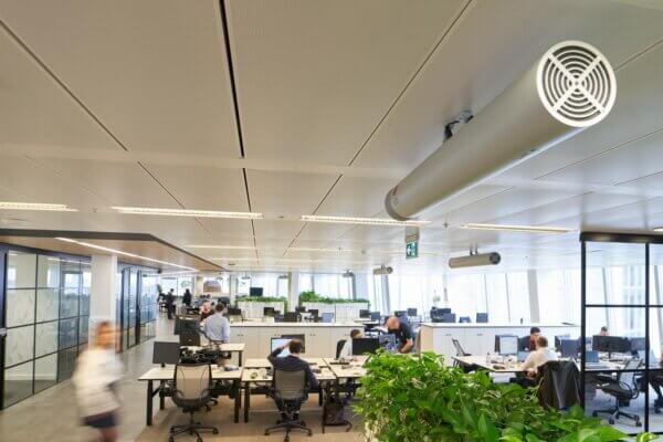 Luxibel air purifiers in The Shard offices