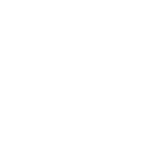 White illustration outline of a three-fifths fraction